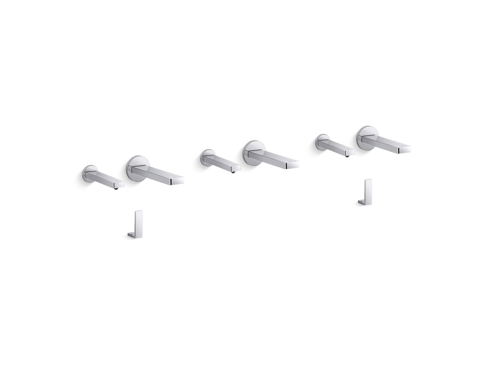 Composed® Touchless Lavatory Faucets And Soap Dispensers With Kinesis® Sensor Technology, Ac-Powered, 0.5 Gpm