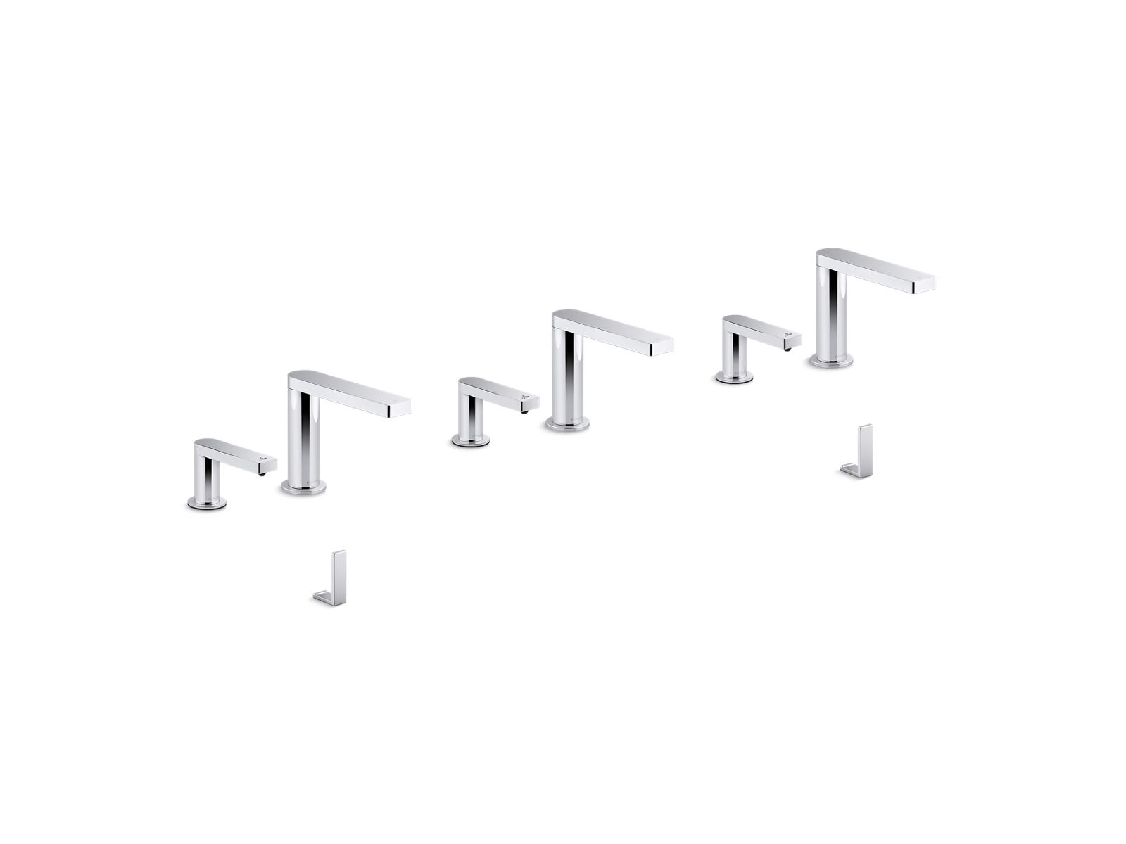 Composed® Touchless Lavatory Faucets And Soap Dispensers With Kinesis® Sensor Technology, Ac-Powered, 0.5 Gpm