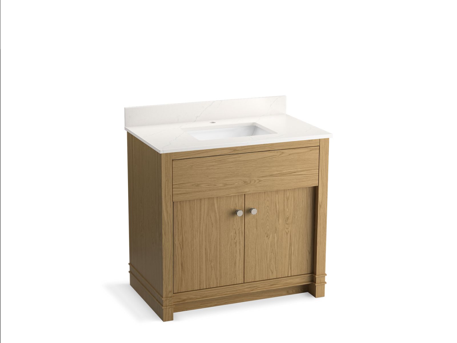 Alouette™ 36" Bathroom Vanity Cabinet With Sink And Quartz Top