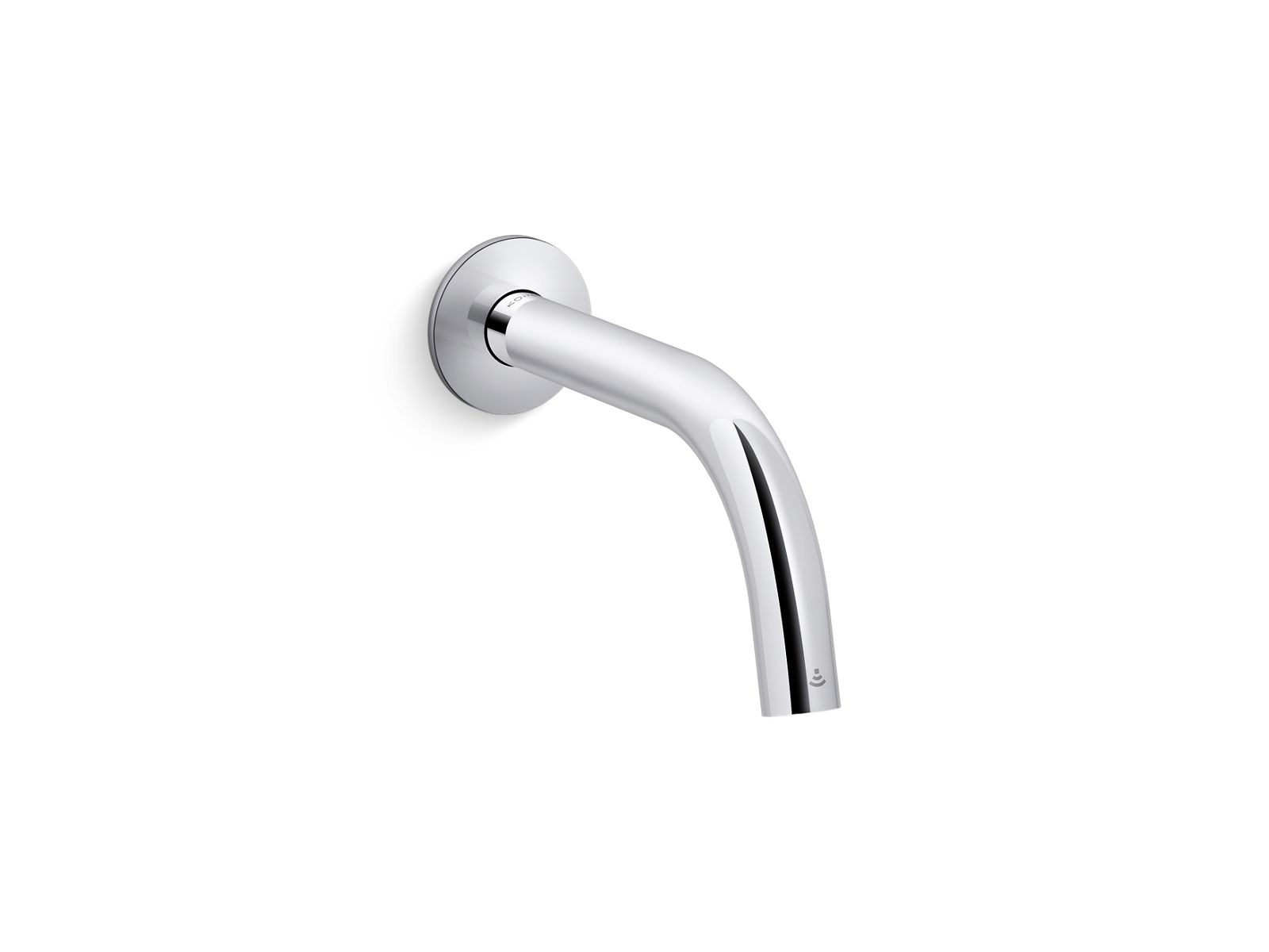 Components® Touchless Wall-Mount Lavatory Faucet With Kinesis® Sensor Technology, Tube Design, Cortex™-Enabled, Ac-Powered, 0.5 Gpm