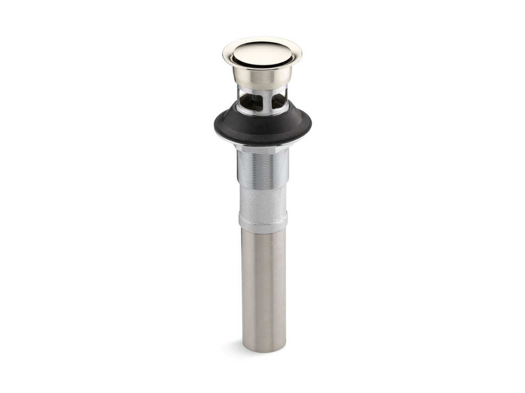 Clicker Drain With Overflow
