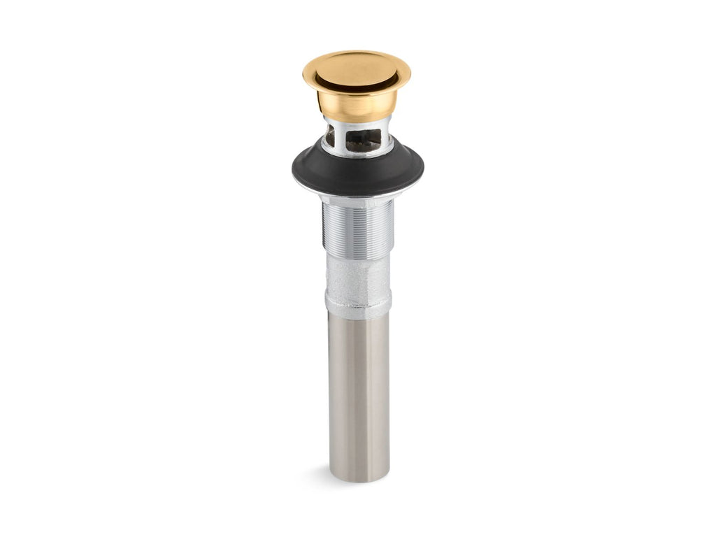 Clicker Drain With Overflow